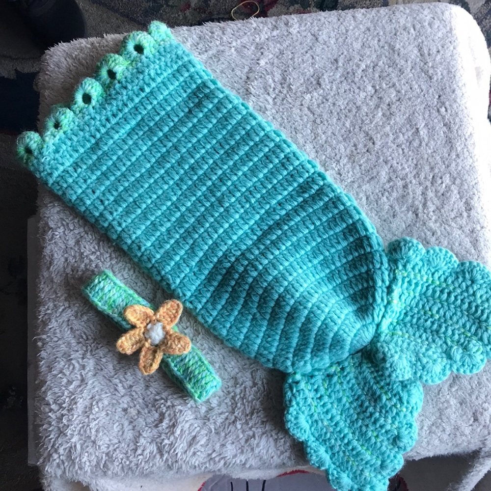 Baby photo shoot mermaid